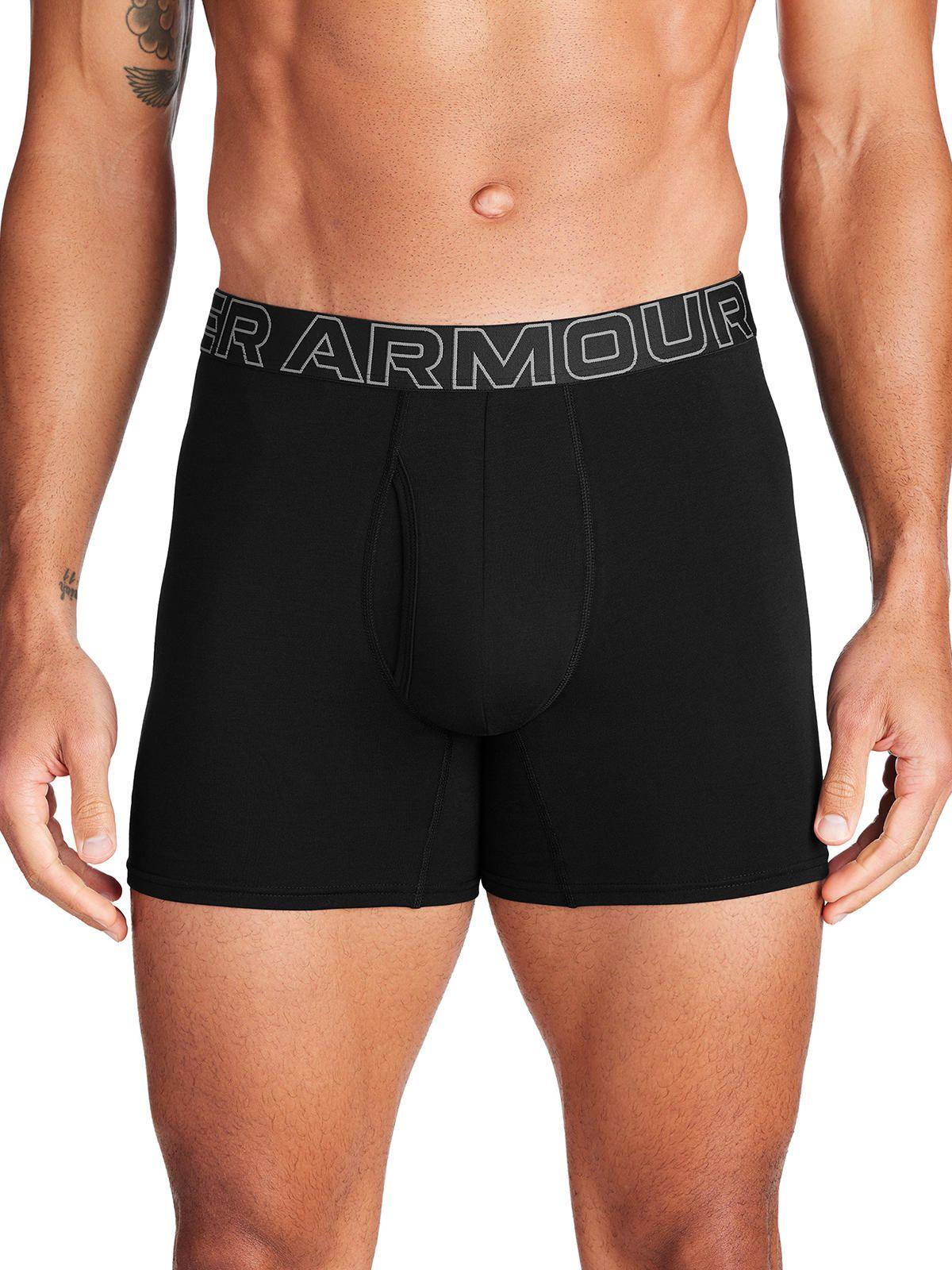 Pack 3 Boxers de algodón UA hombre Negro-1