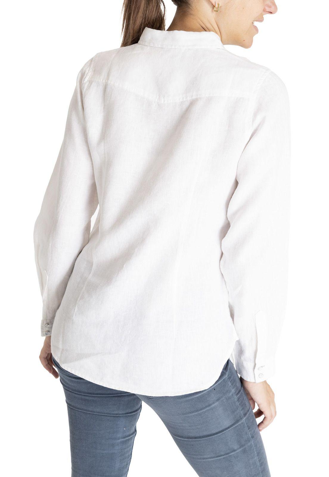 Blusa M/L Mujer Lirio Blanco-5