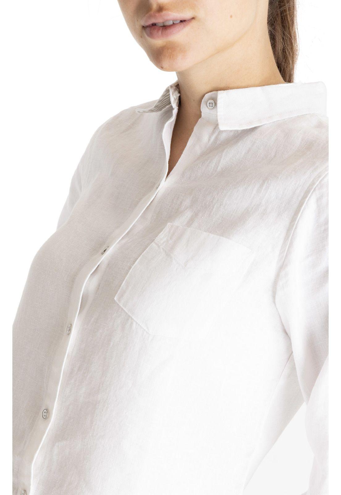 Blusa M/L Mujer Lirio Blanco-6