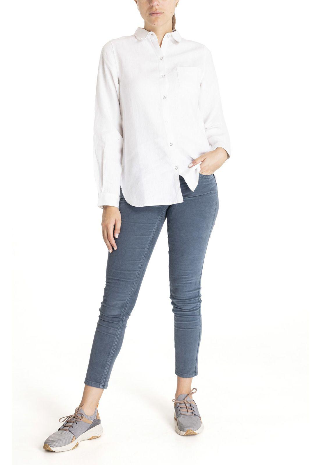 Blusa M/L Mujer Lirio Blanco-8