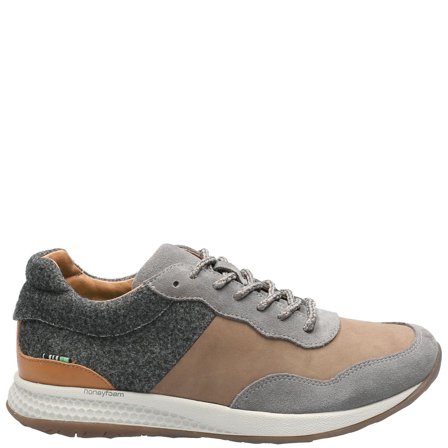Zapatilla Cuero Mujer Esti Gris-0