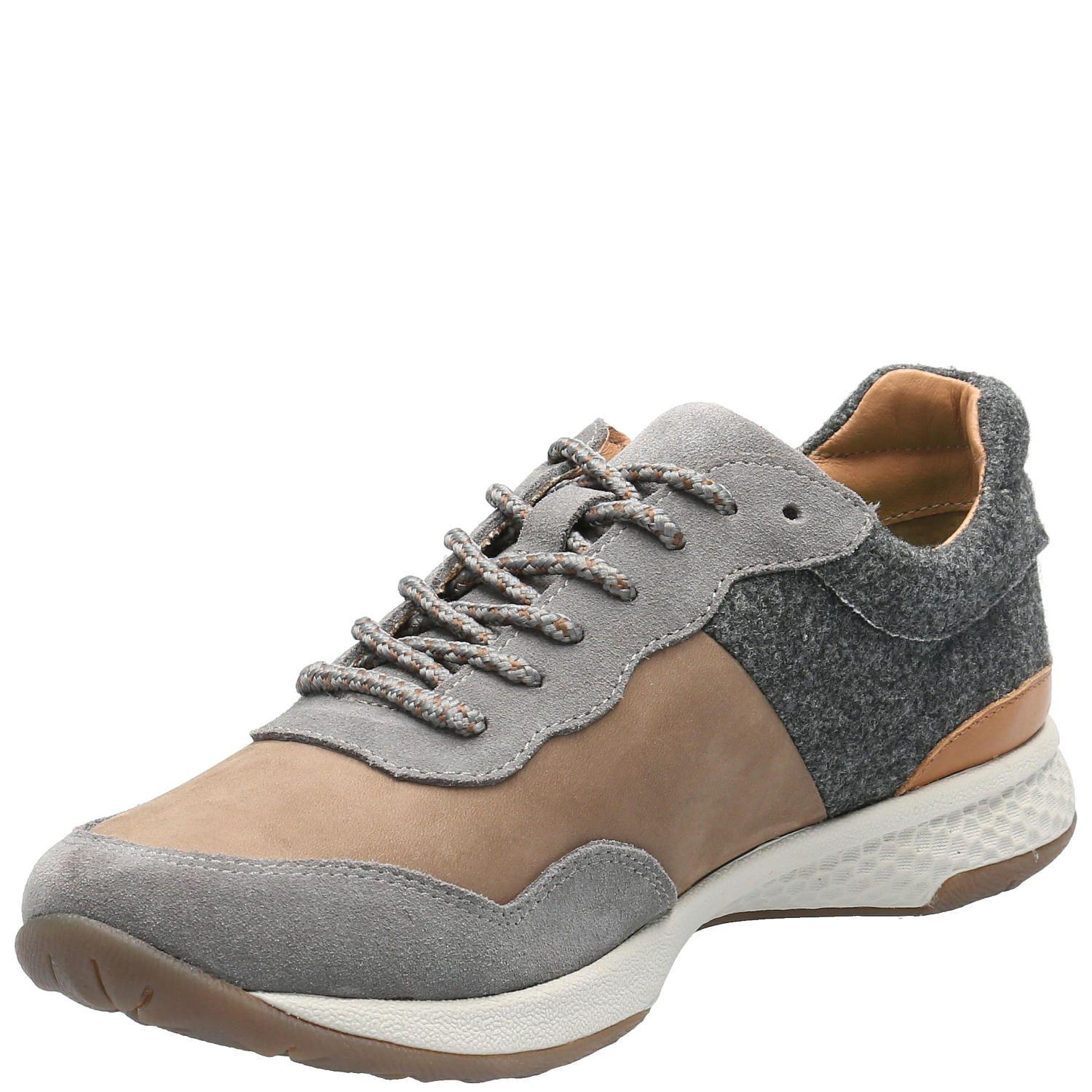 Zapatilla Cuero Mujer Esti Gris-4