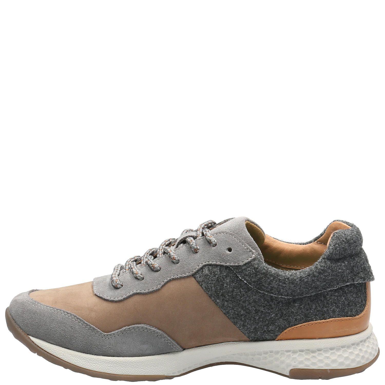 Zapatilla Cuero Mujer Esti Gris-5