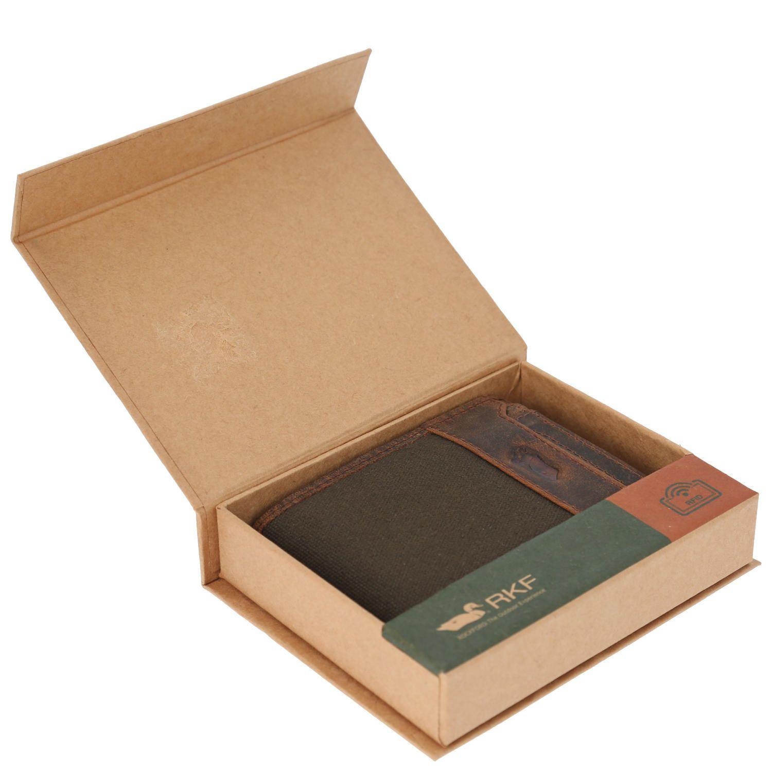 Billetera Cnv/Cuero Hombre Jaspr Ventana Verde-5
