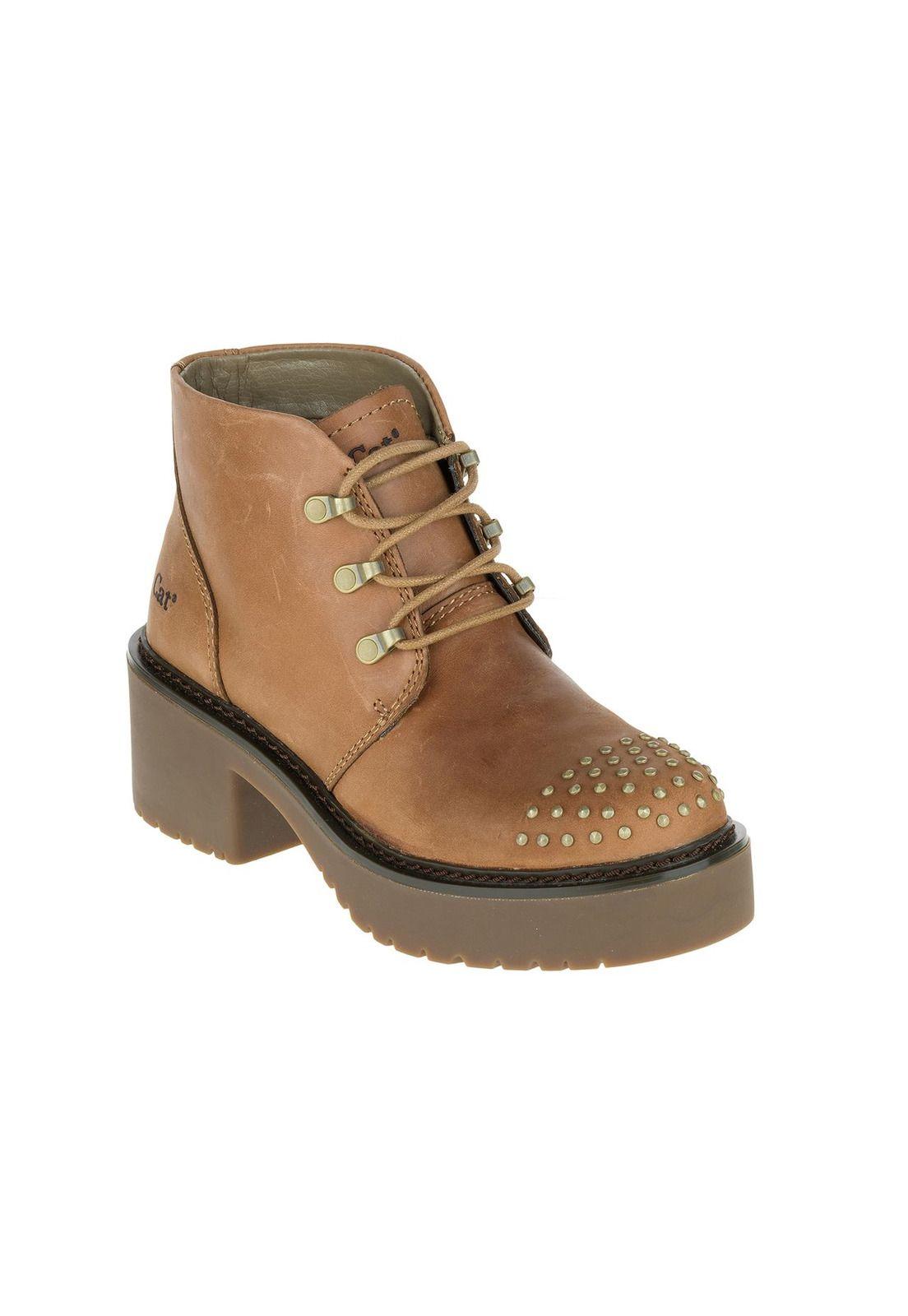 Botin Mujer Casual Recognize Café-0