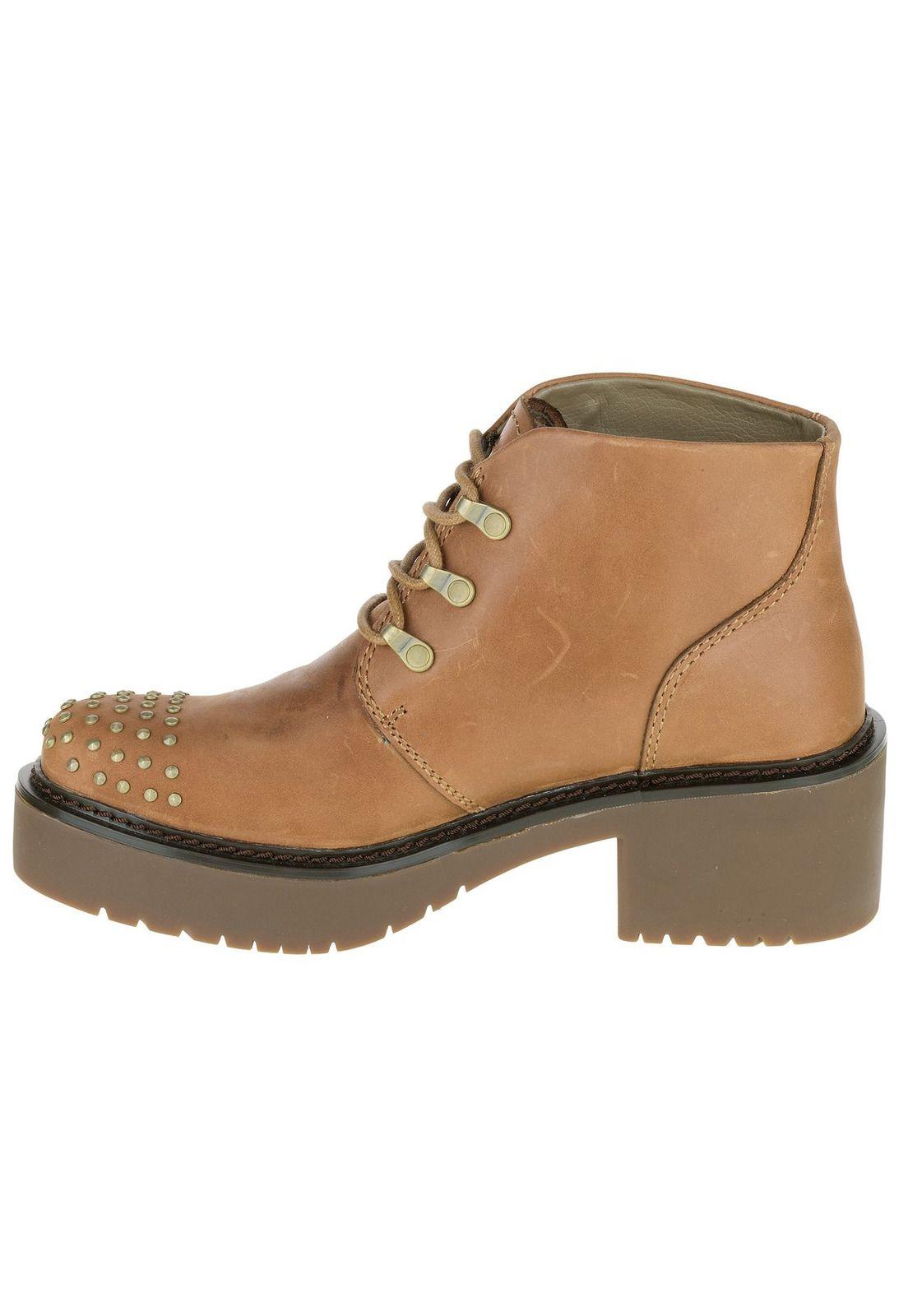 Botin Mujer Casual Recognize Café-2