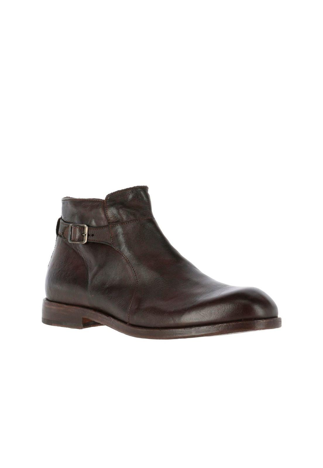Botin Cuero Jones Dk Brown-0