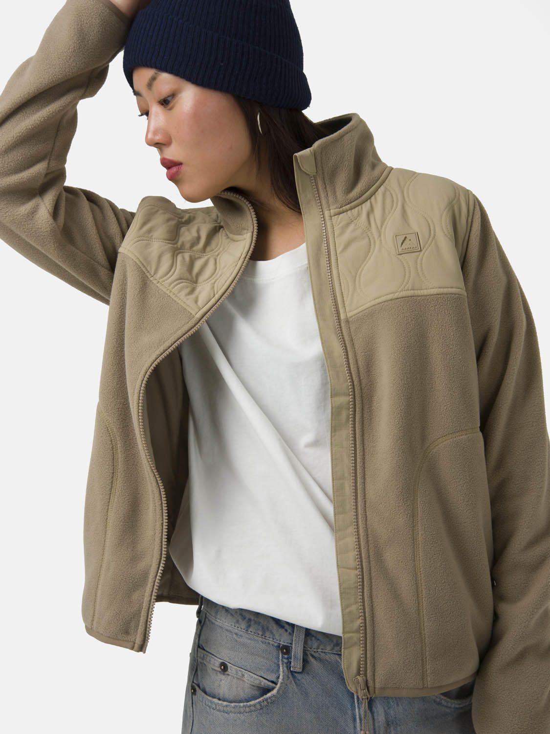 Polar Mujer Full Zipper Beige -3