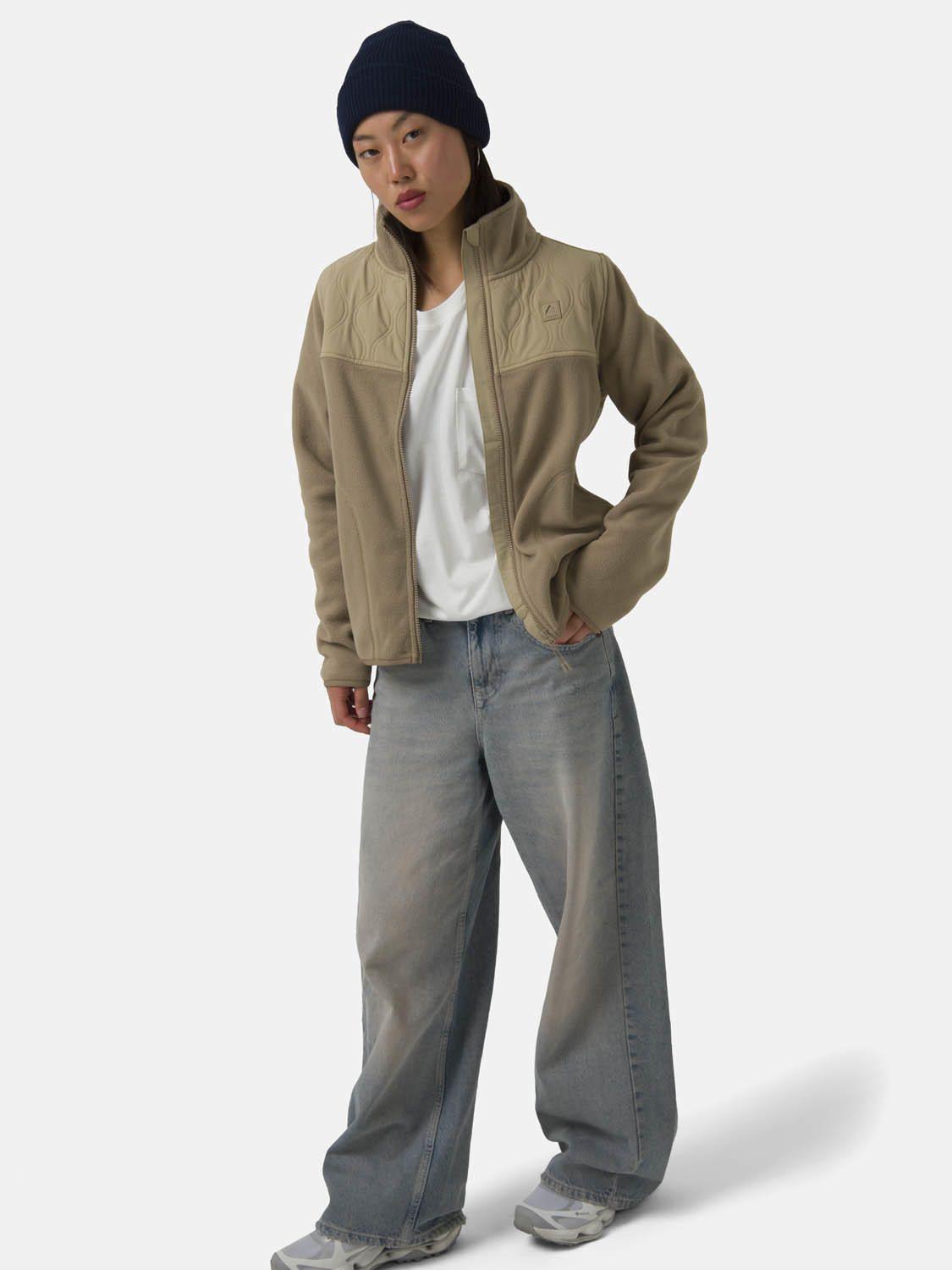 Polar Mujer Full Zipper Beige -5