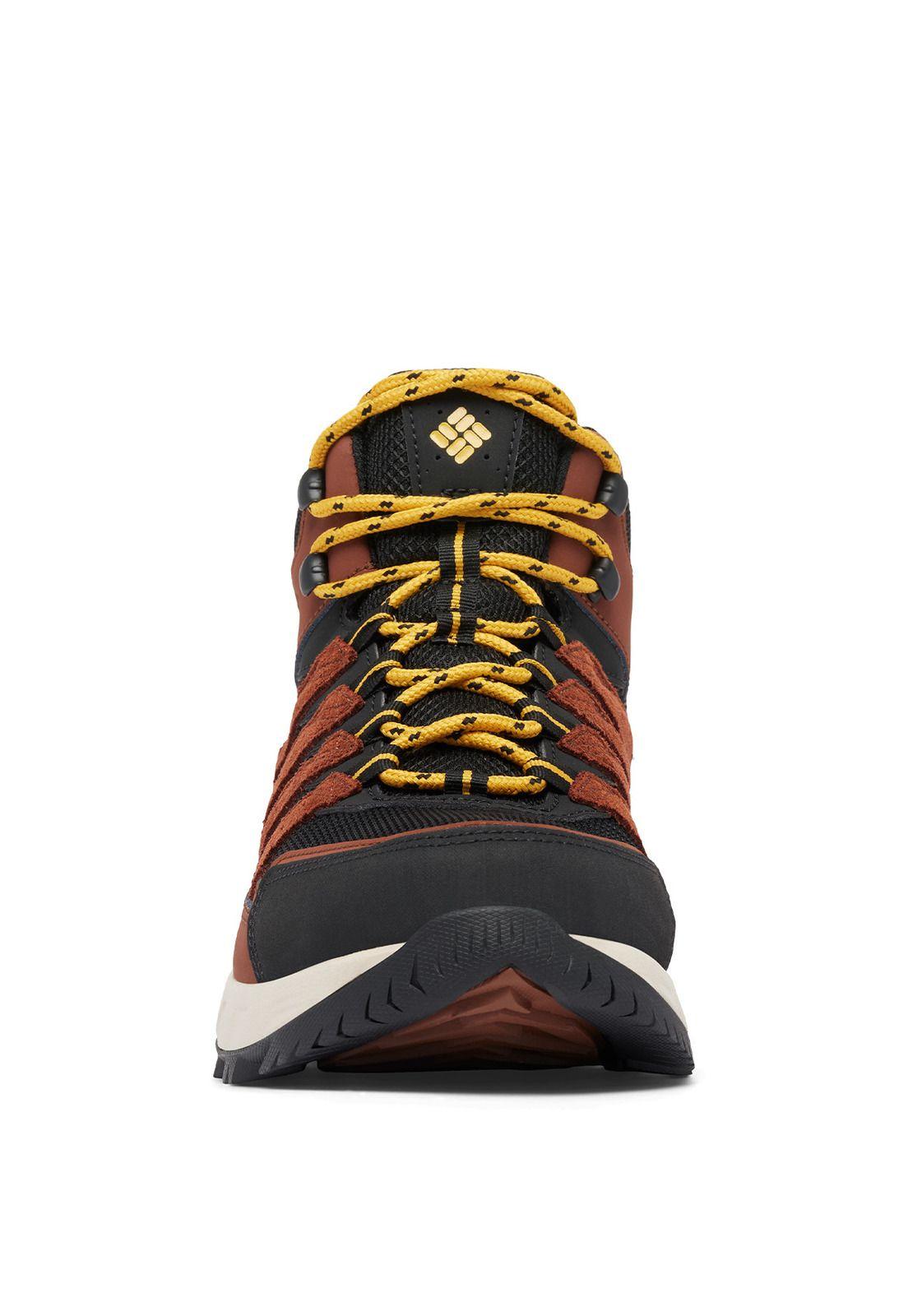 Botín Hombre Strata Trail Mid Wp Café Claro-1