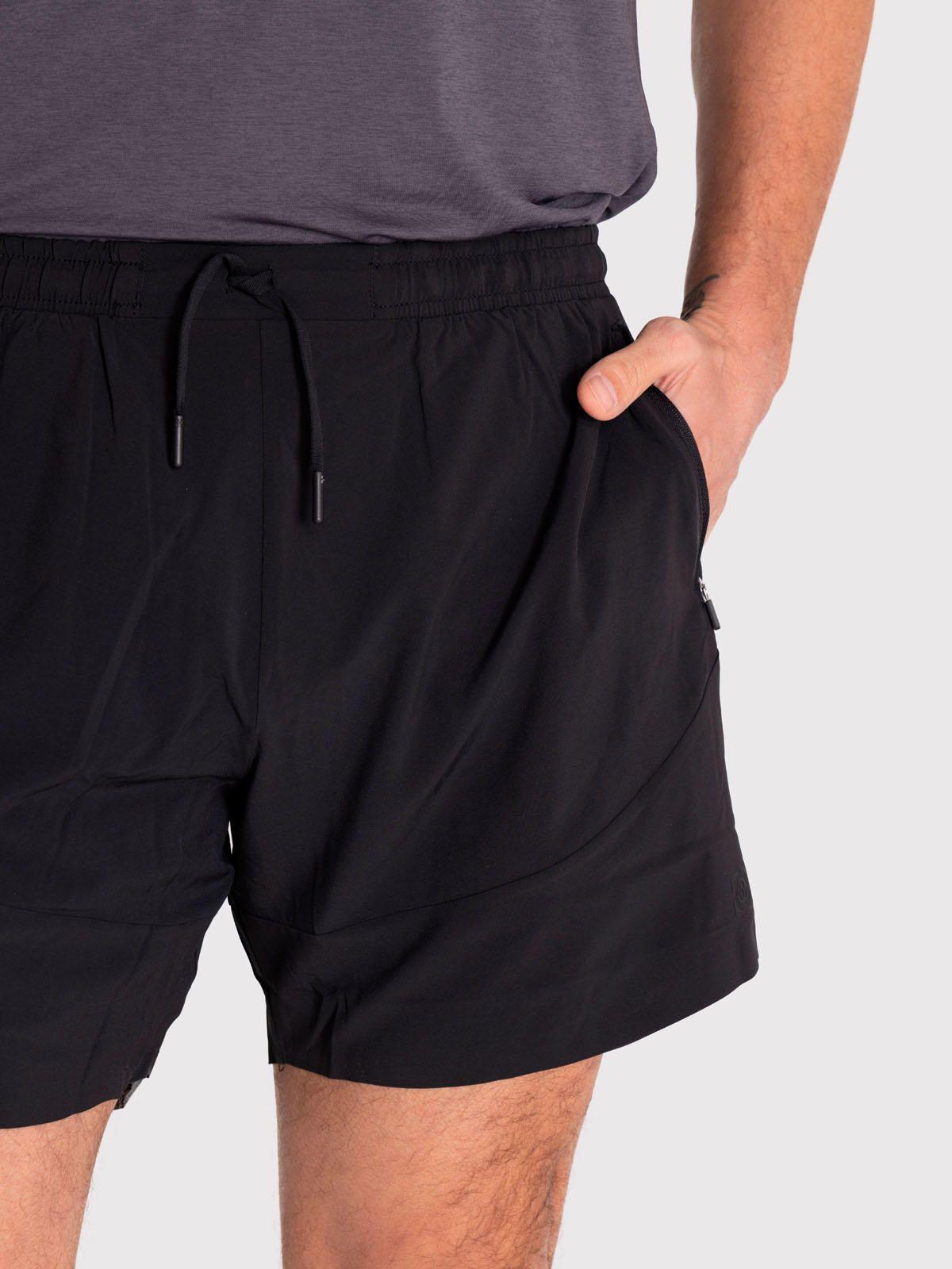 Short deportivo Hombre 2-en-1 Negro-1