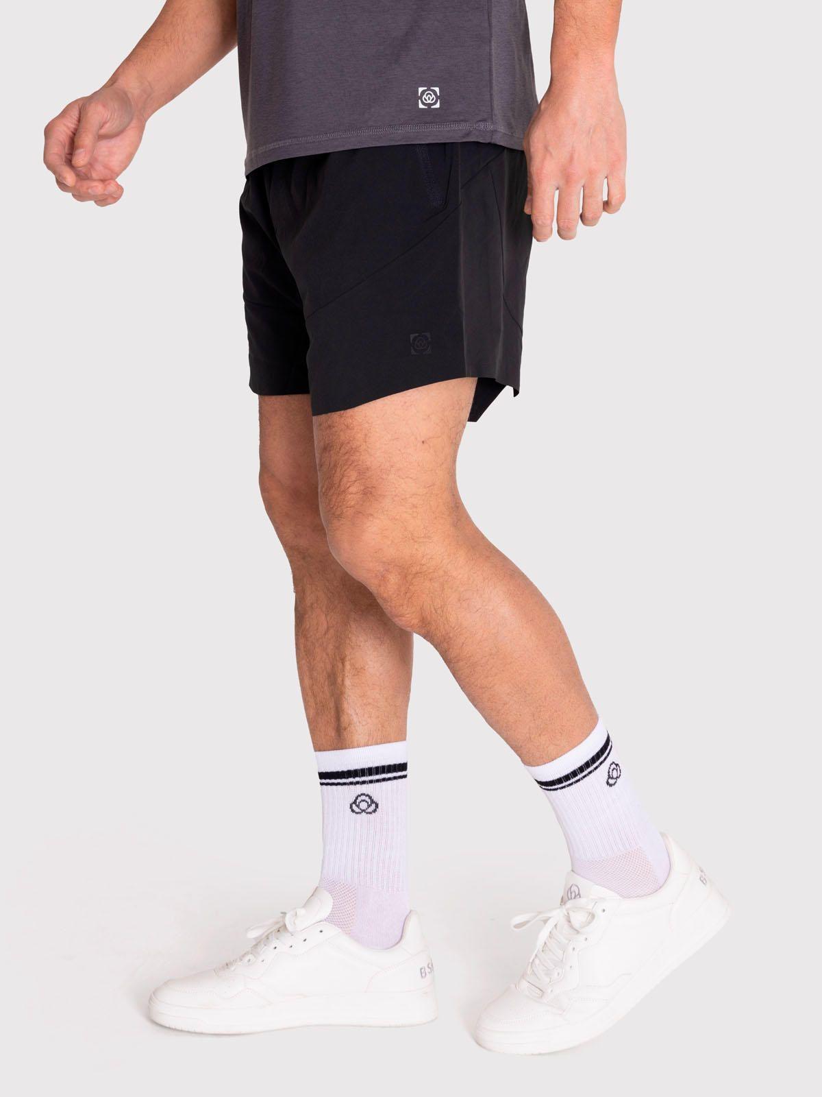 Short deportivo Hombre 2-en-1 Negro-2