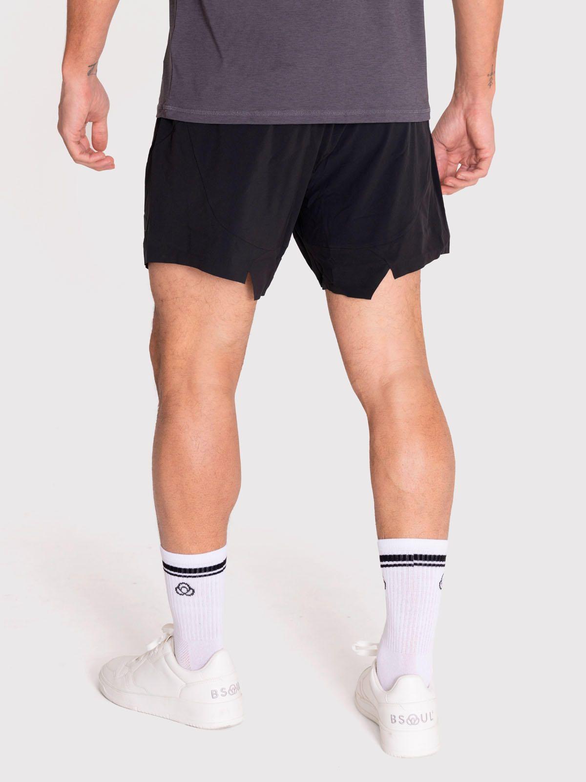 Short deportivo Hombre 2-en-1 Negro-3