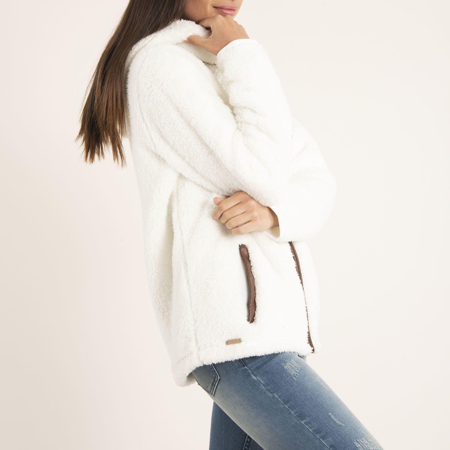 Polar Mujer Pilos Crema-2