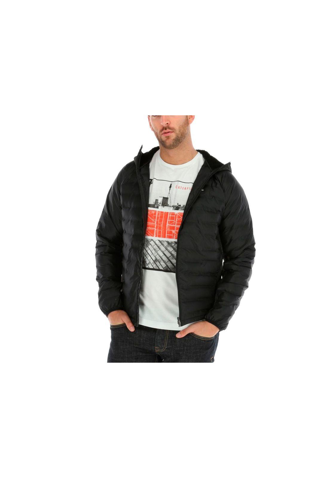 Parka Compound Insulated Hooded Jacket Negro-0