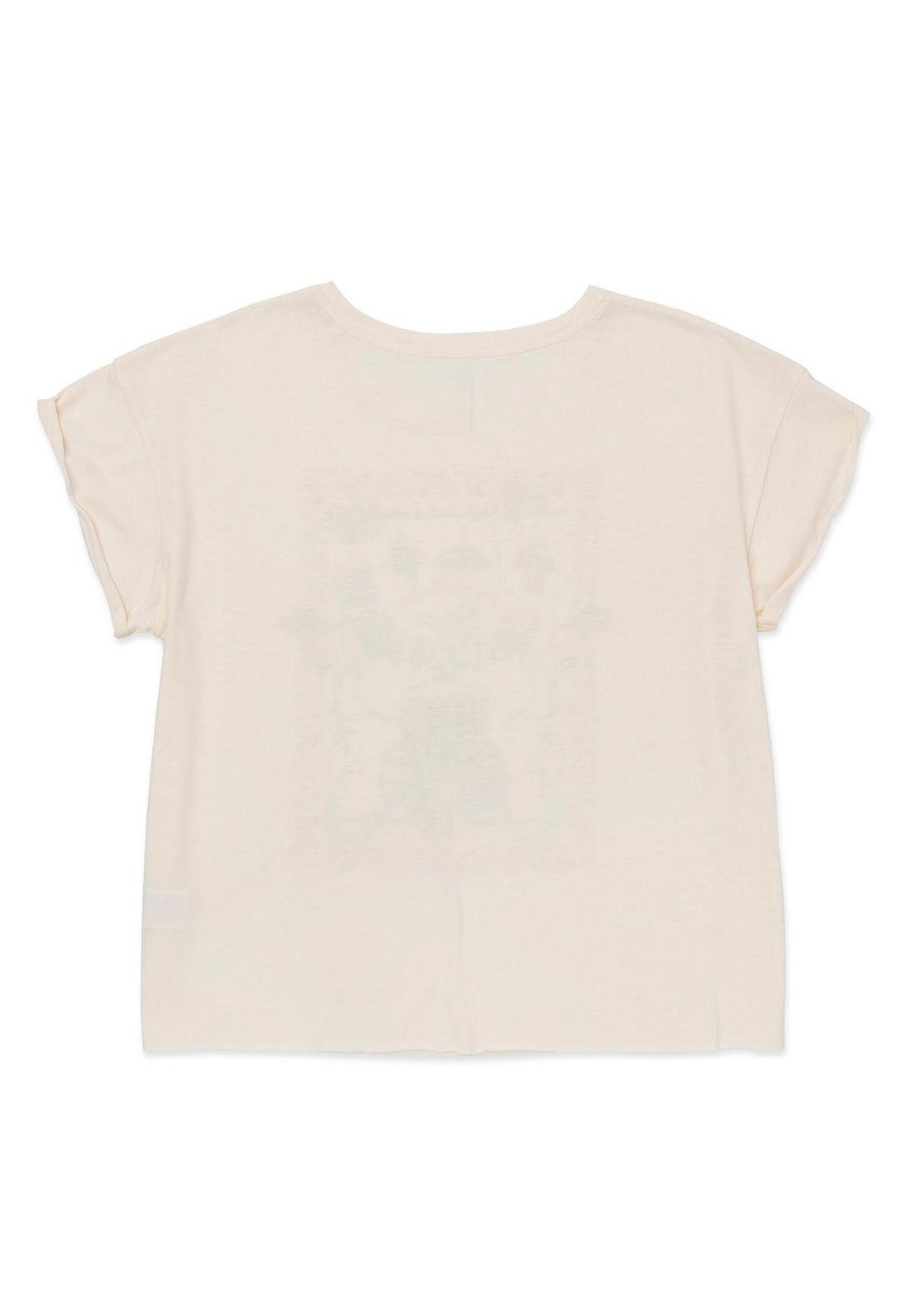 Polera Casual Relaxed Floral 5 Mujer Blanco-1
