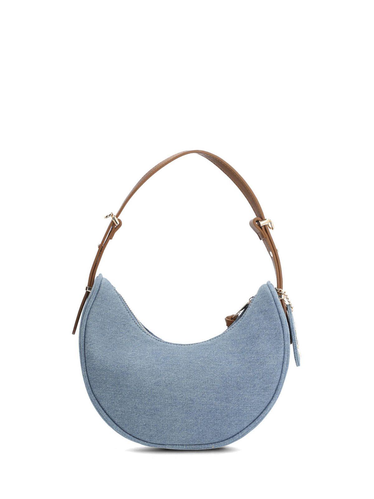 Cartera Textil Mujer Denham Hobo Azul-3