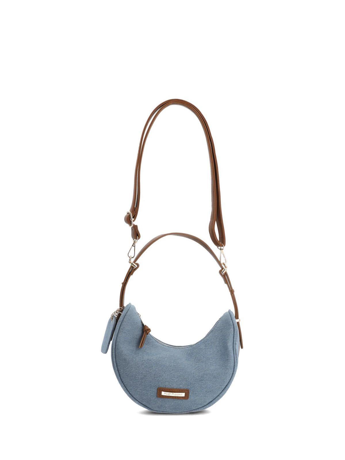 Cartera Textil Mujer Denham Hobo Azul-5