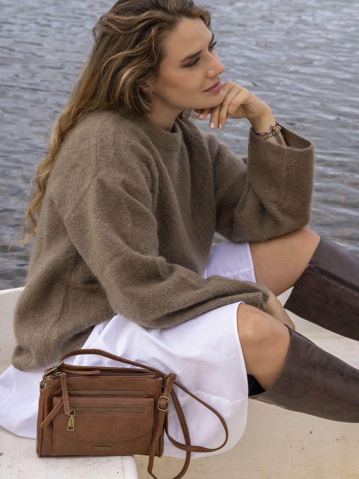 Cartera Elia Cross Café Mujer-1