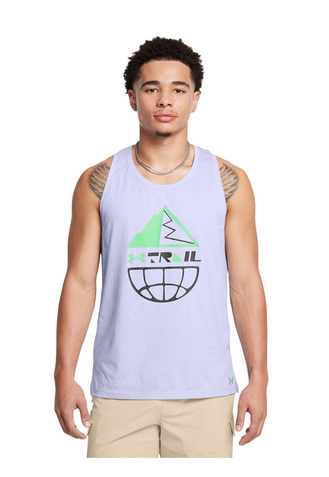 Polera Sin Mang Launch Trail Hombre Morado-3