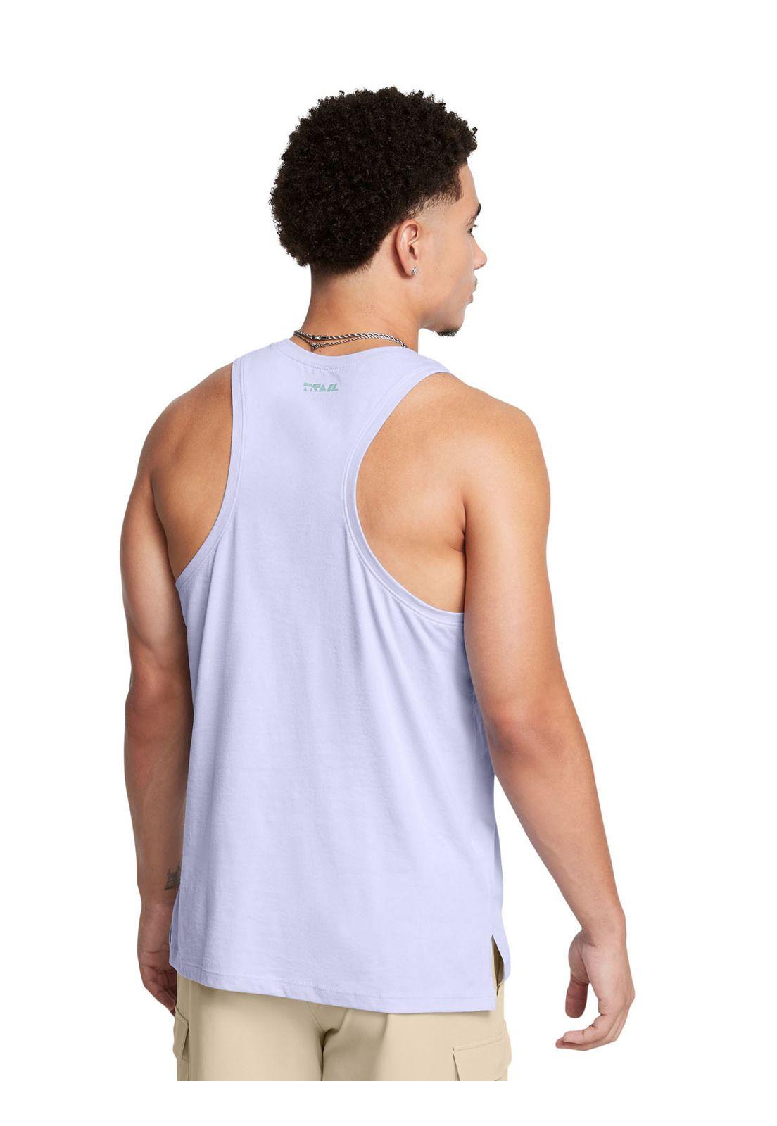 Polera Sin Mang Launch Trail Hombre Morado-4