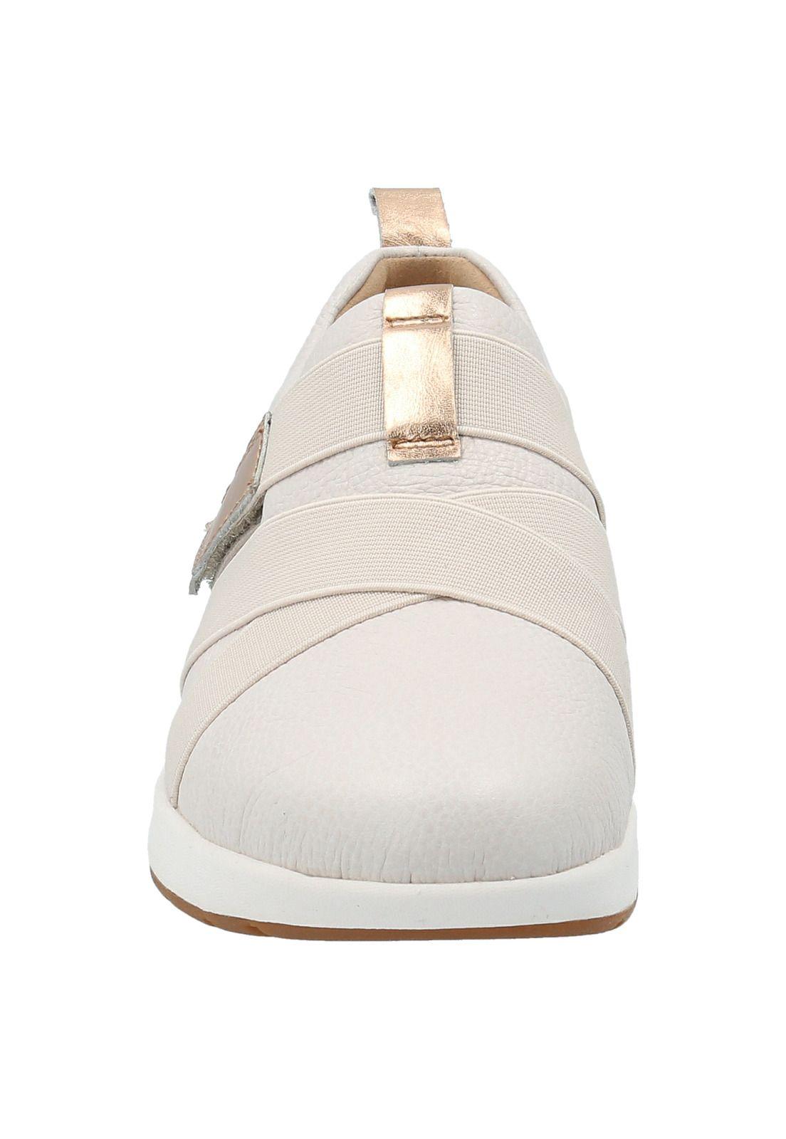 Zapatilla Cuero Mujer Spinal Elast Rosado-2