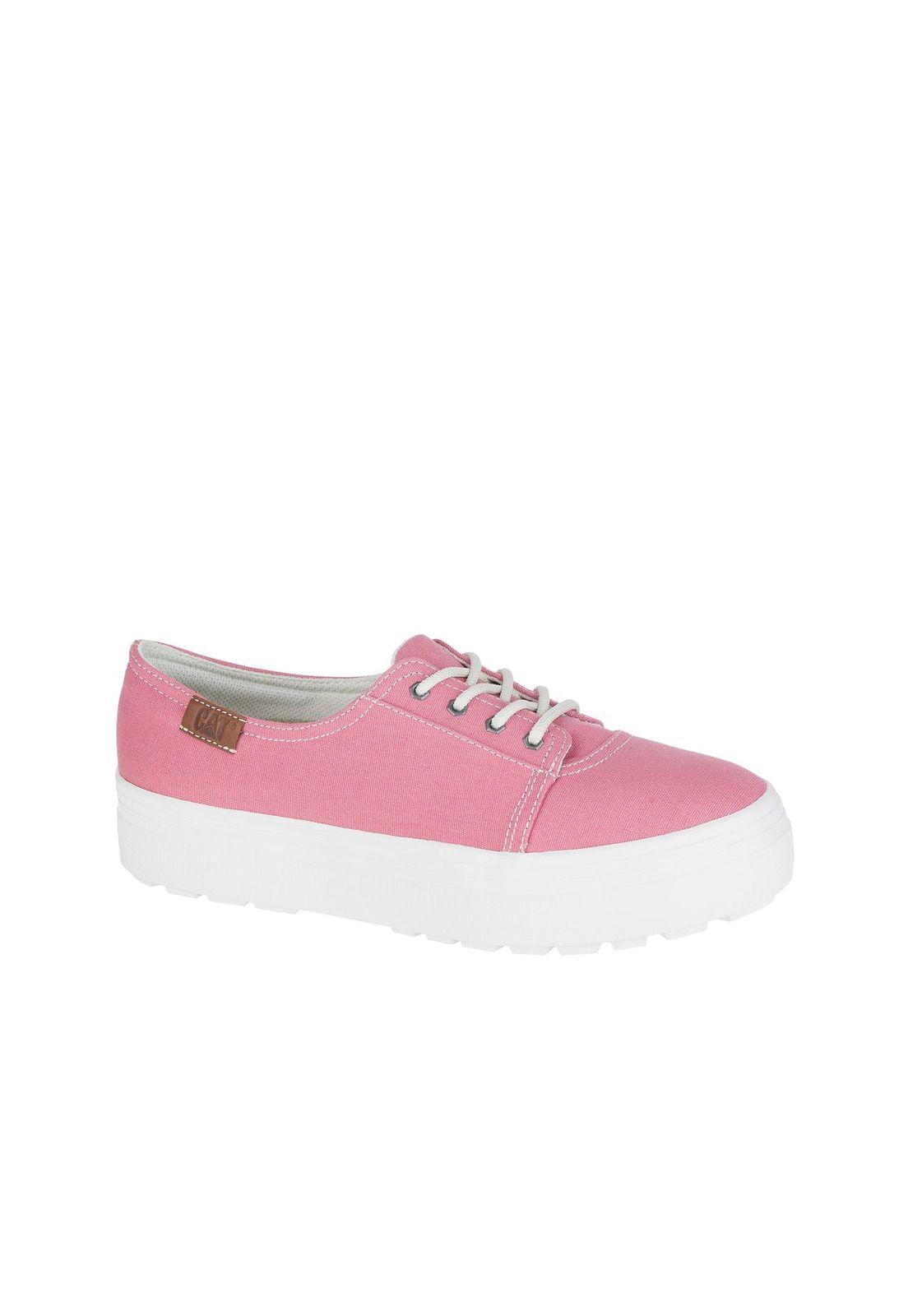 Zapatilla Mujer Casual Wrap Up Canvas Rojo-0