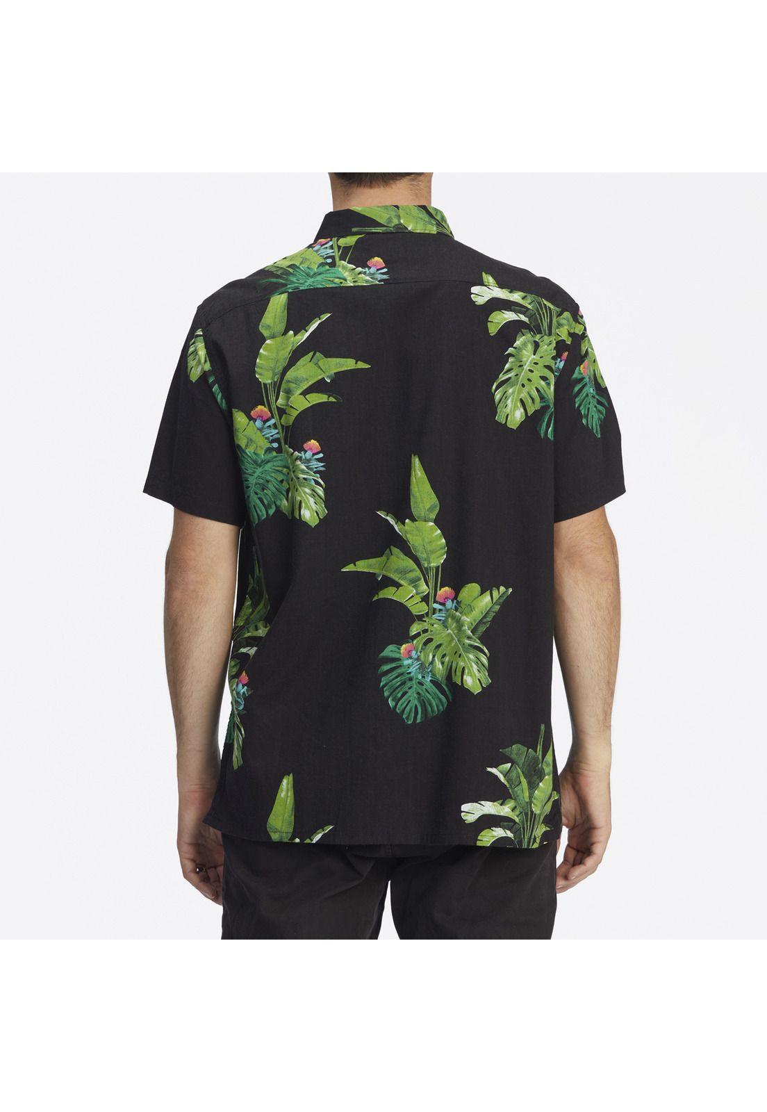 Camisa M/C Hombre Kamea Jungle Negro-2