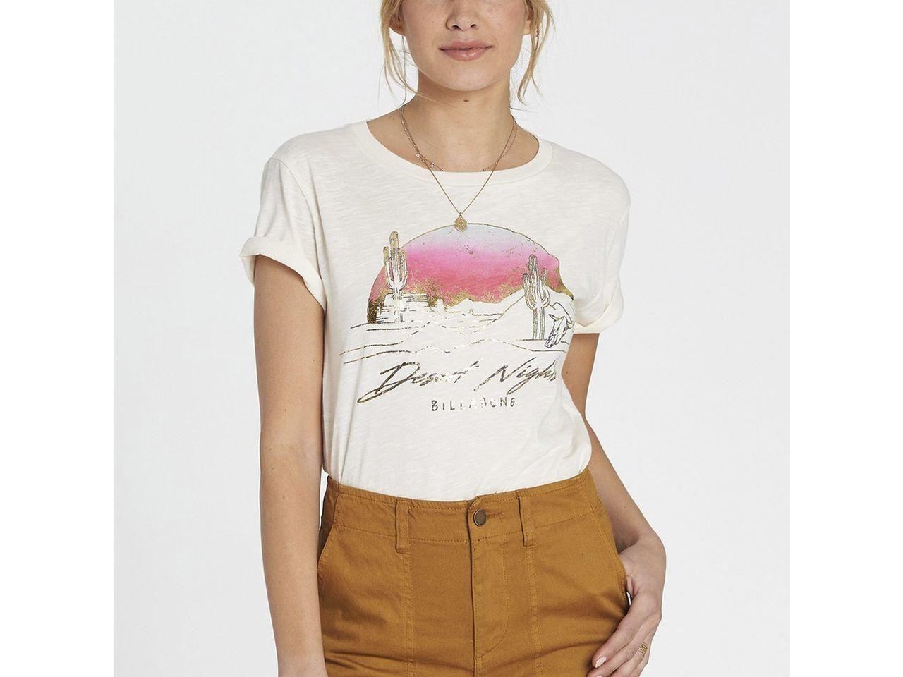 Polera Manga Corta Desert Nights White Cap-0