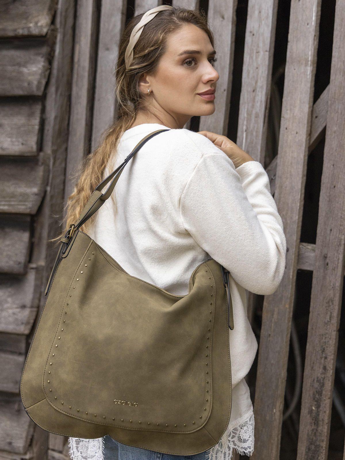 Cartera Mujer Sete Hobo Verde-1