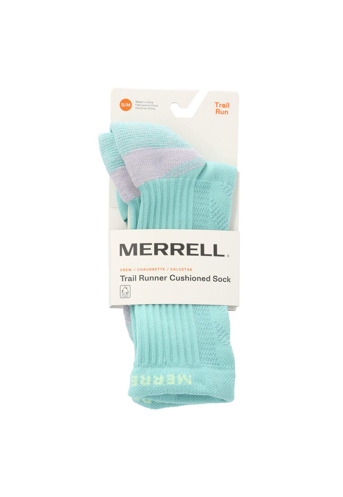 Calcetín Unisex Cushion TrailRun Crew Esmeralda-1