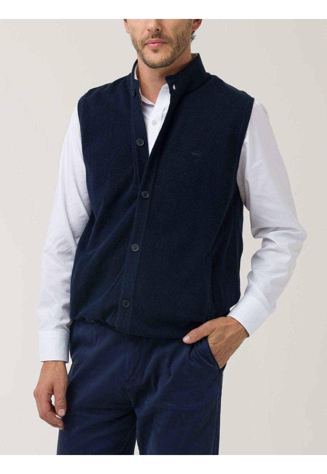 Sweater Algodón Orgánico Hombre Vera Azul-4
