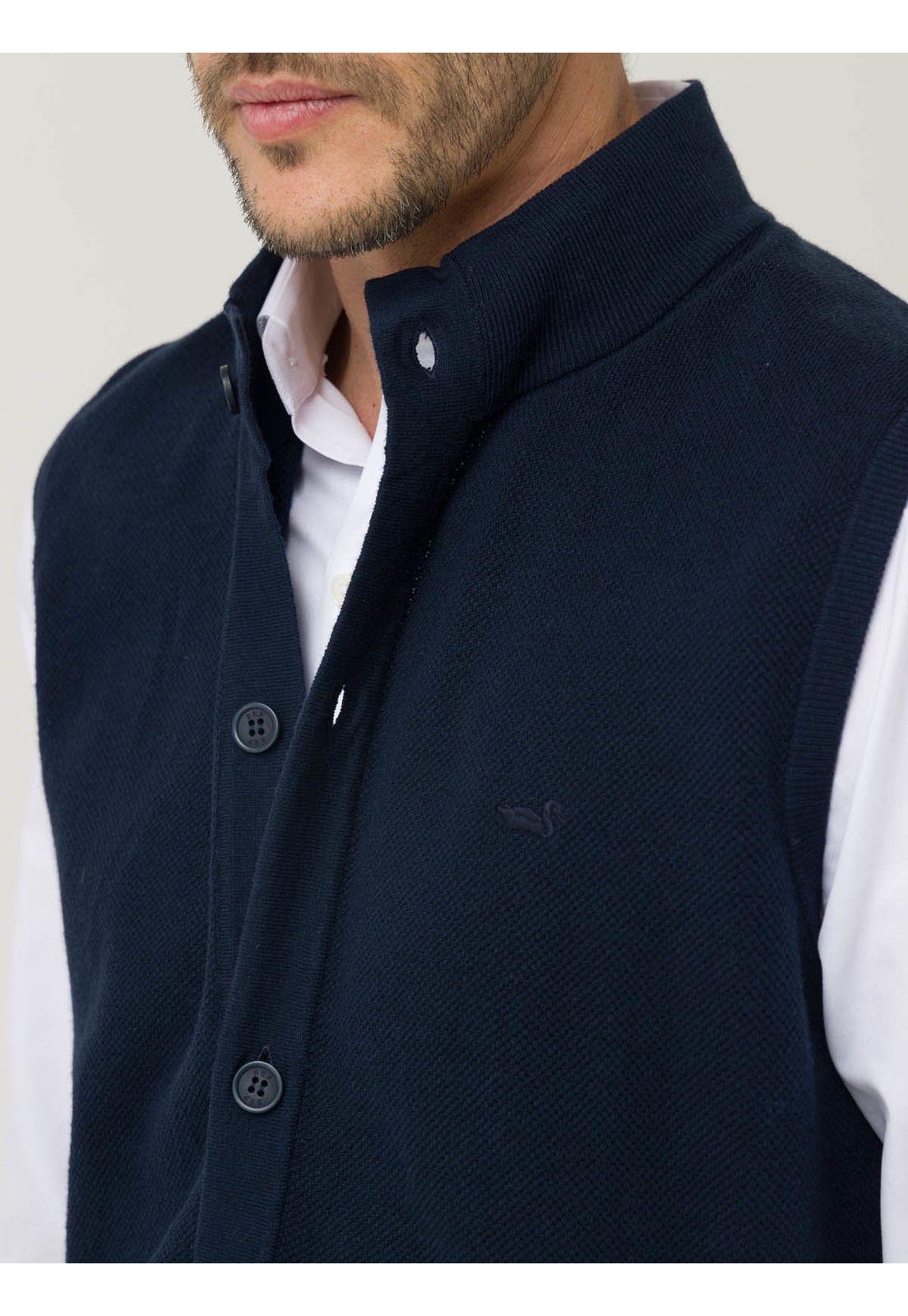 Sweater Algodón Orgánico Hombre Vera Azul-7
