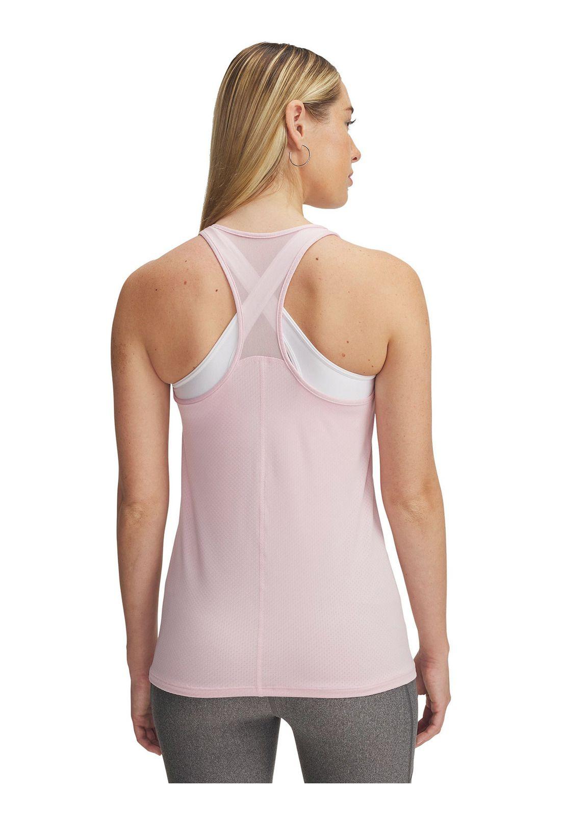 Polera Sin Mangas Heatgear Mujer Rosa-1