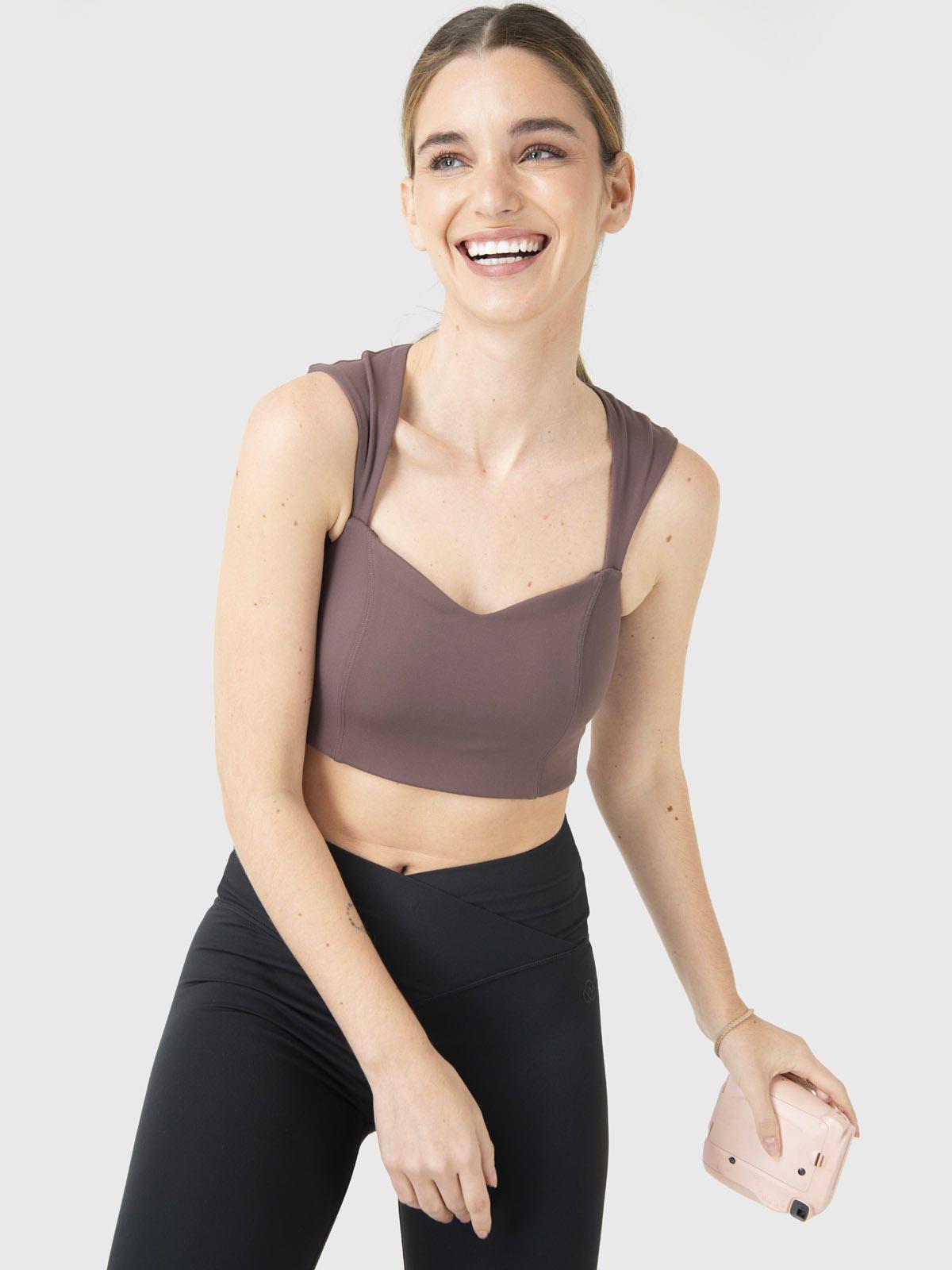 Peto Deportivo Mujer Domi Café-3