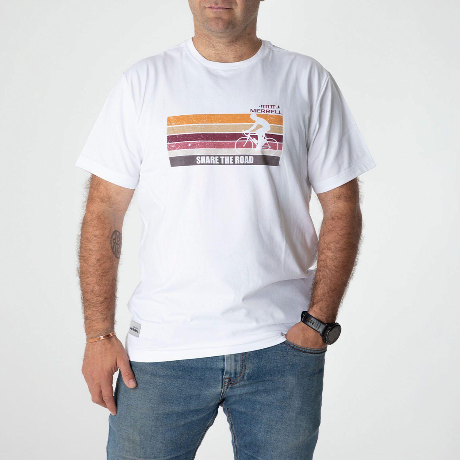 Polera MC Hombre Fireflies Hi Rider Blanco-0