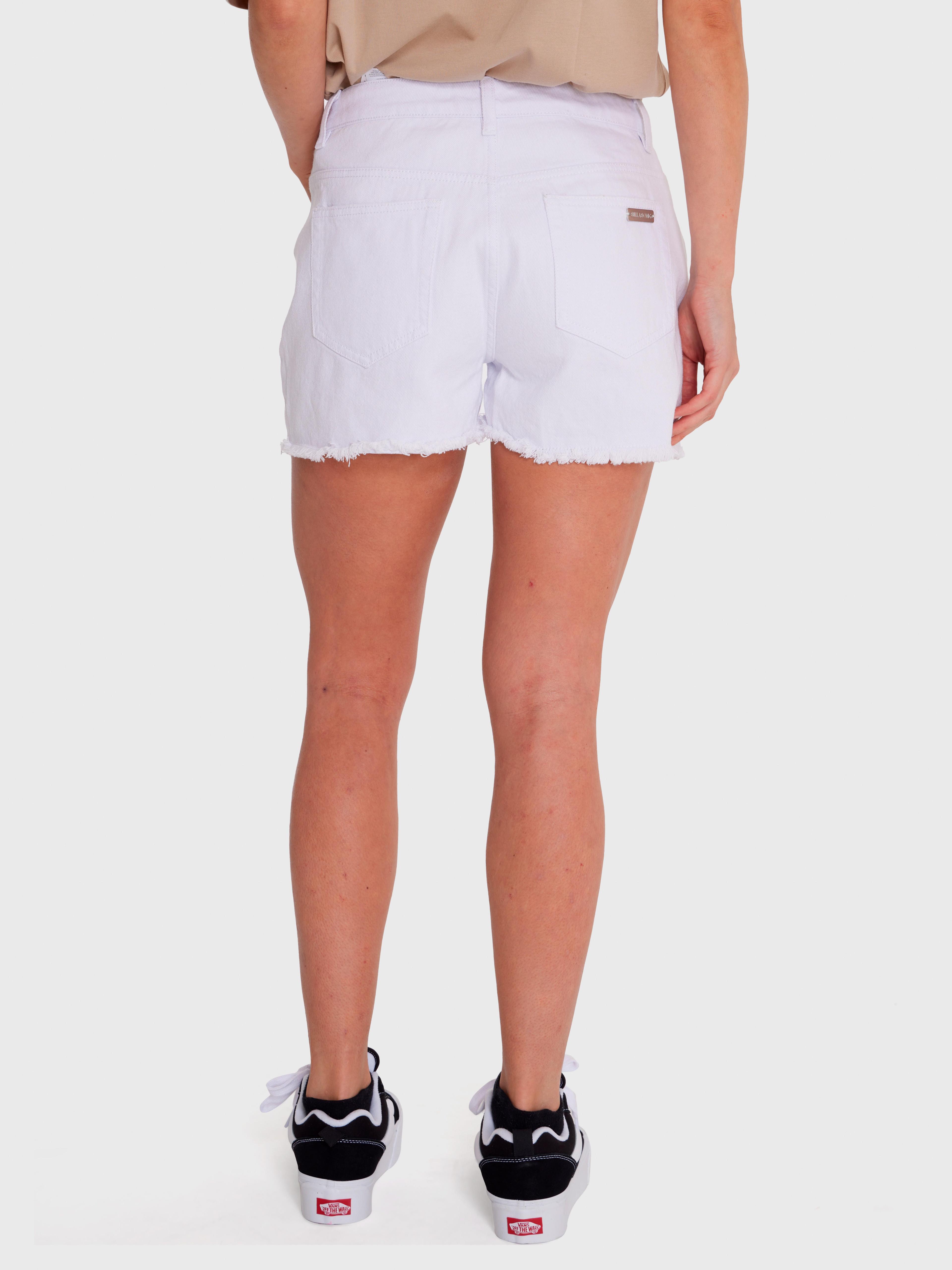 Short Mujer Summer Vibes Blanco-2