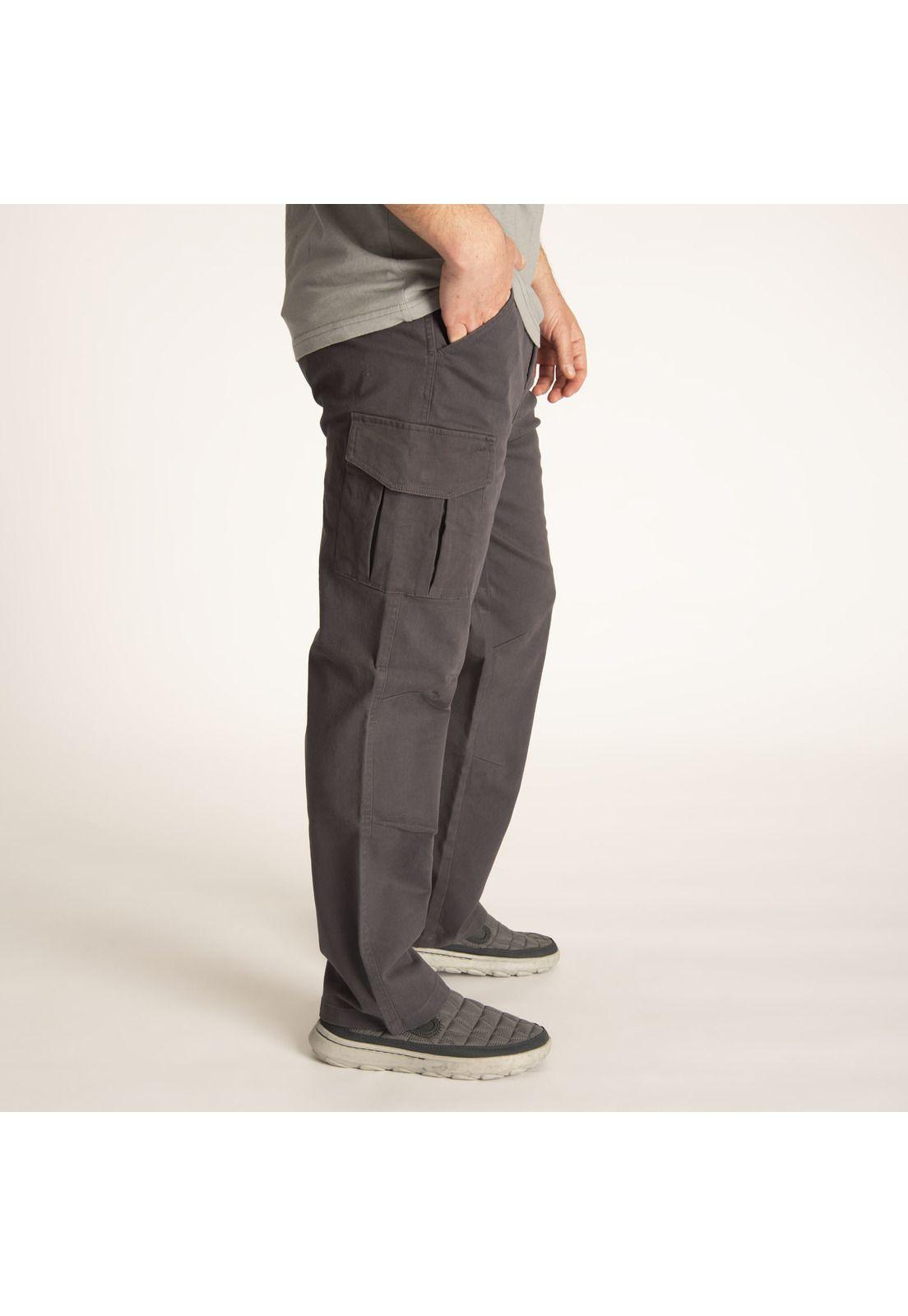 Pantalón Hombre Cargo Pant Gris-1