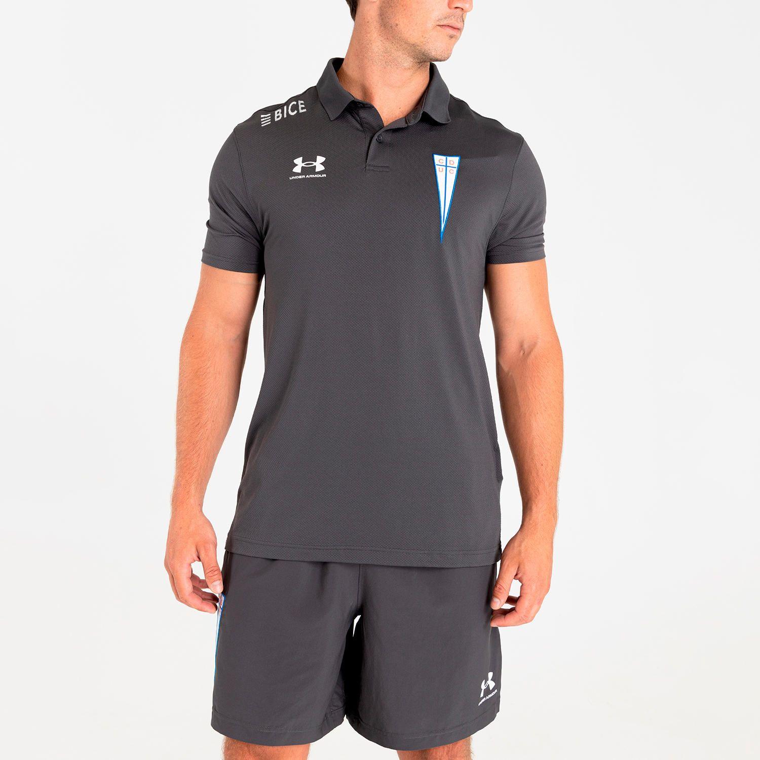 Polo de salida para hombre gris-0