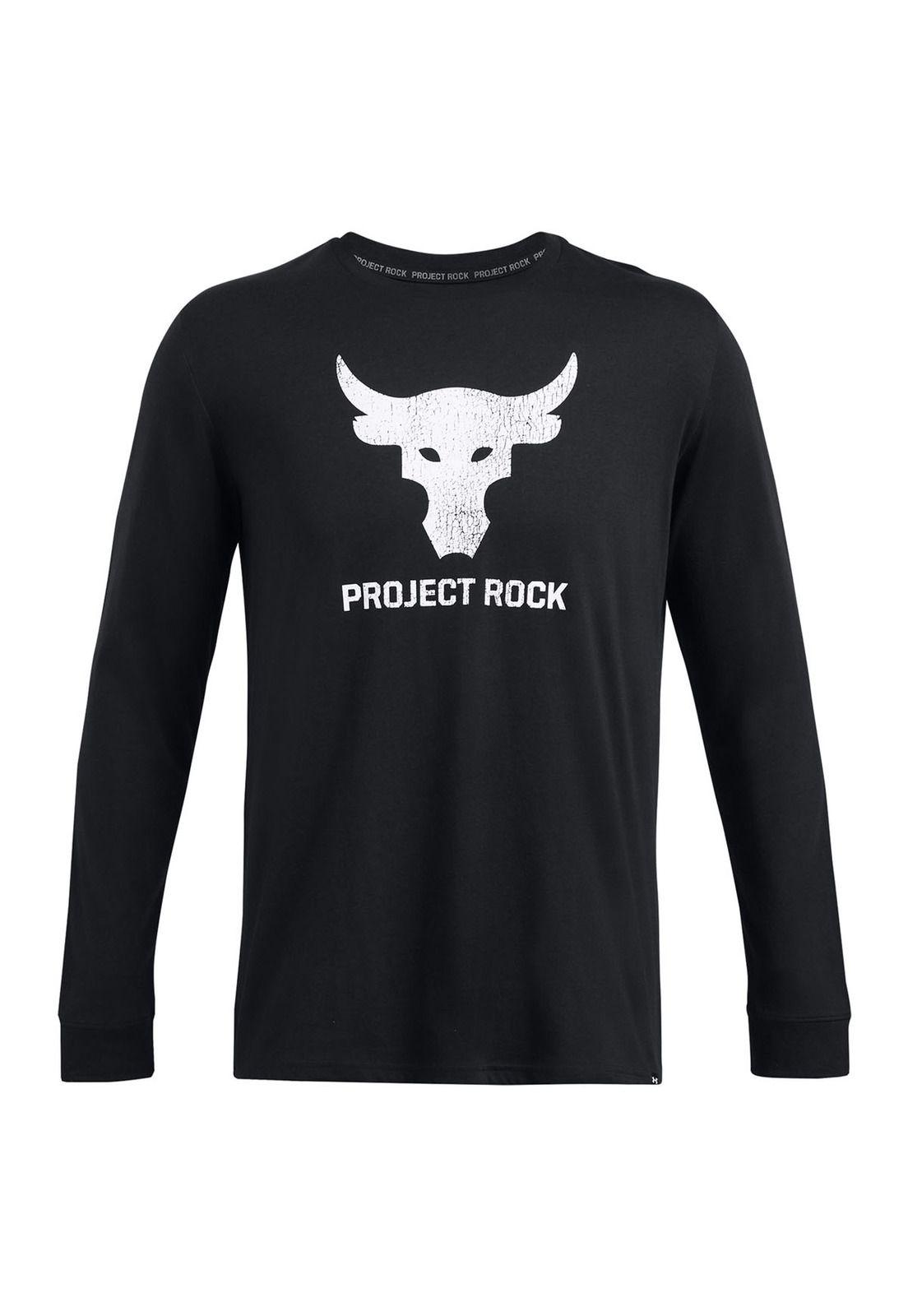 Polera manga larga P Rock Bhm hombre Negro-0