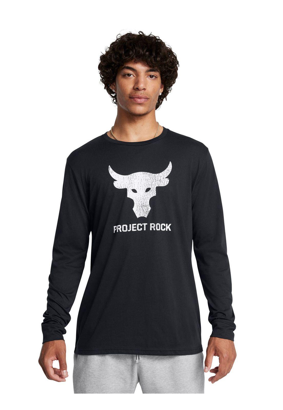 Polera manga larga P Rock Bhm hombre Negro-3