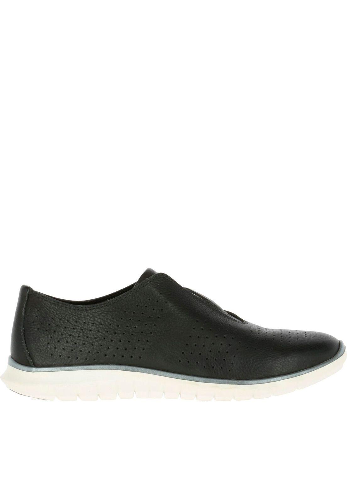 Zapatilla Cuero Tricia Perf Slip On Negro-2