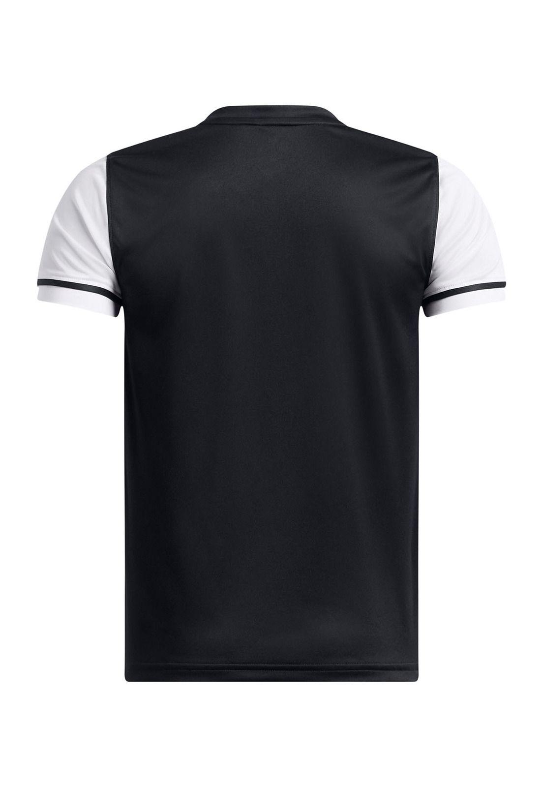 Polera Manga Corta Ua Challenger Jersey Negro Para Niño-1