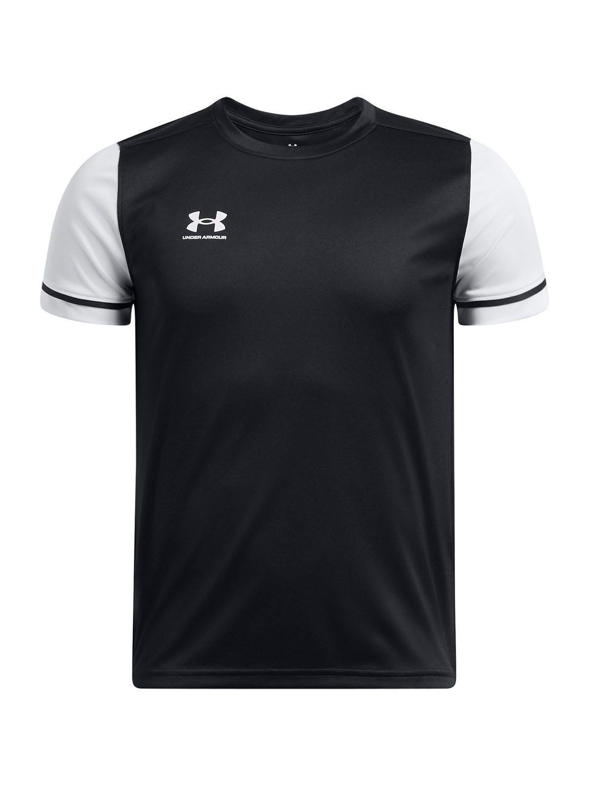 Polera Manga Corta Ua Challenger Jersey Negro Para Niño-0