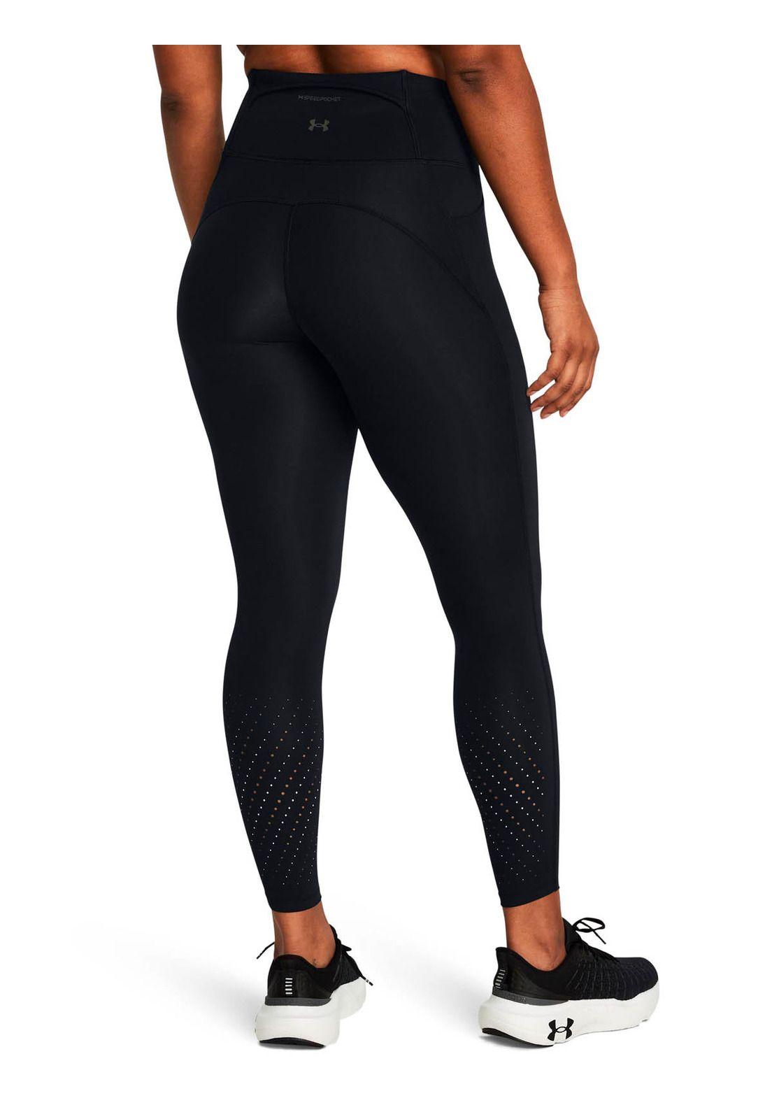 Calza Running para Mujer Launch Ankle Print Negro  -4