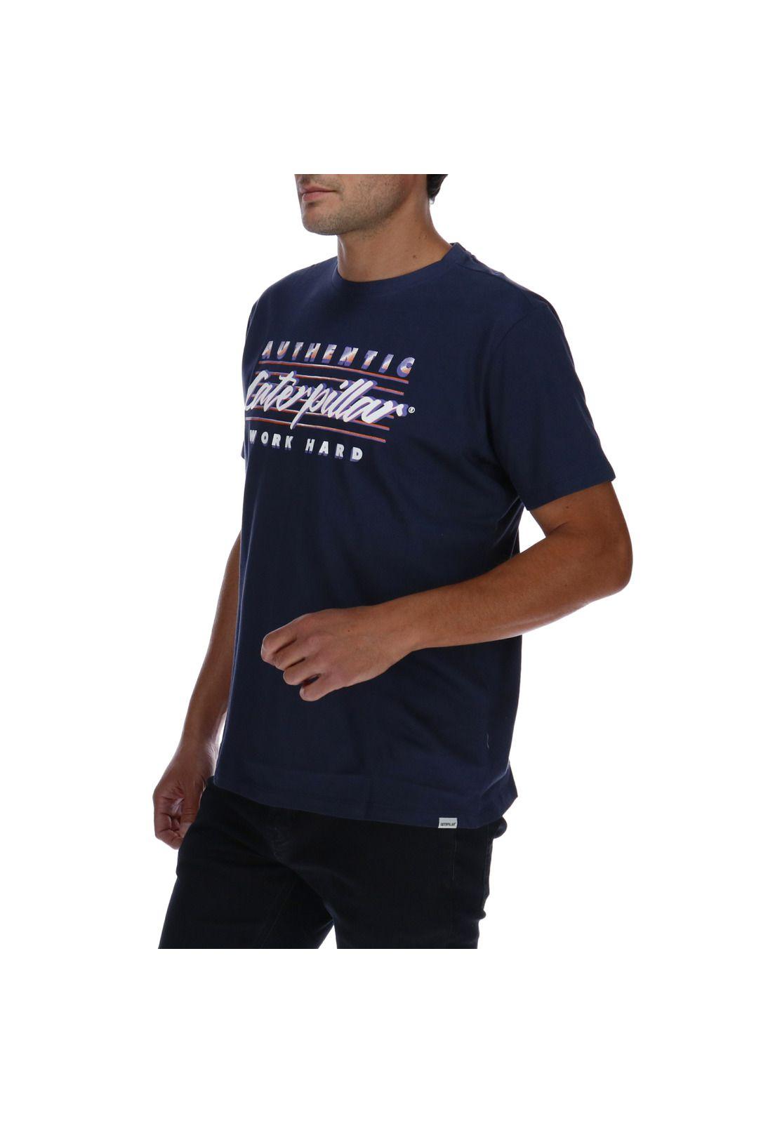Polera Hombre Merge Azul-1