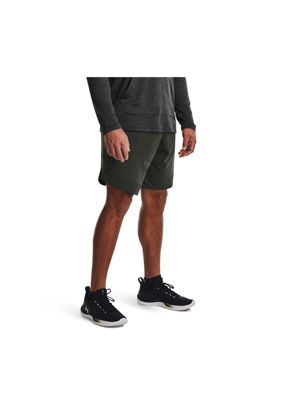 Short Training Stretch Negro Hombre-3