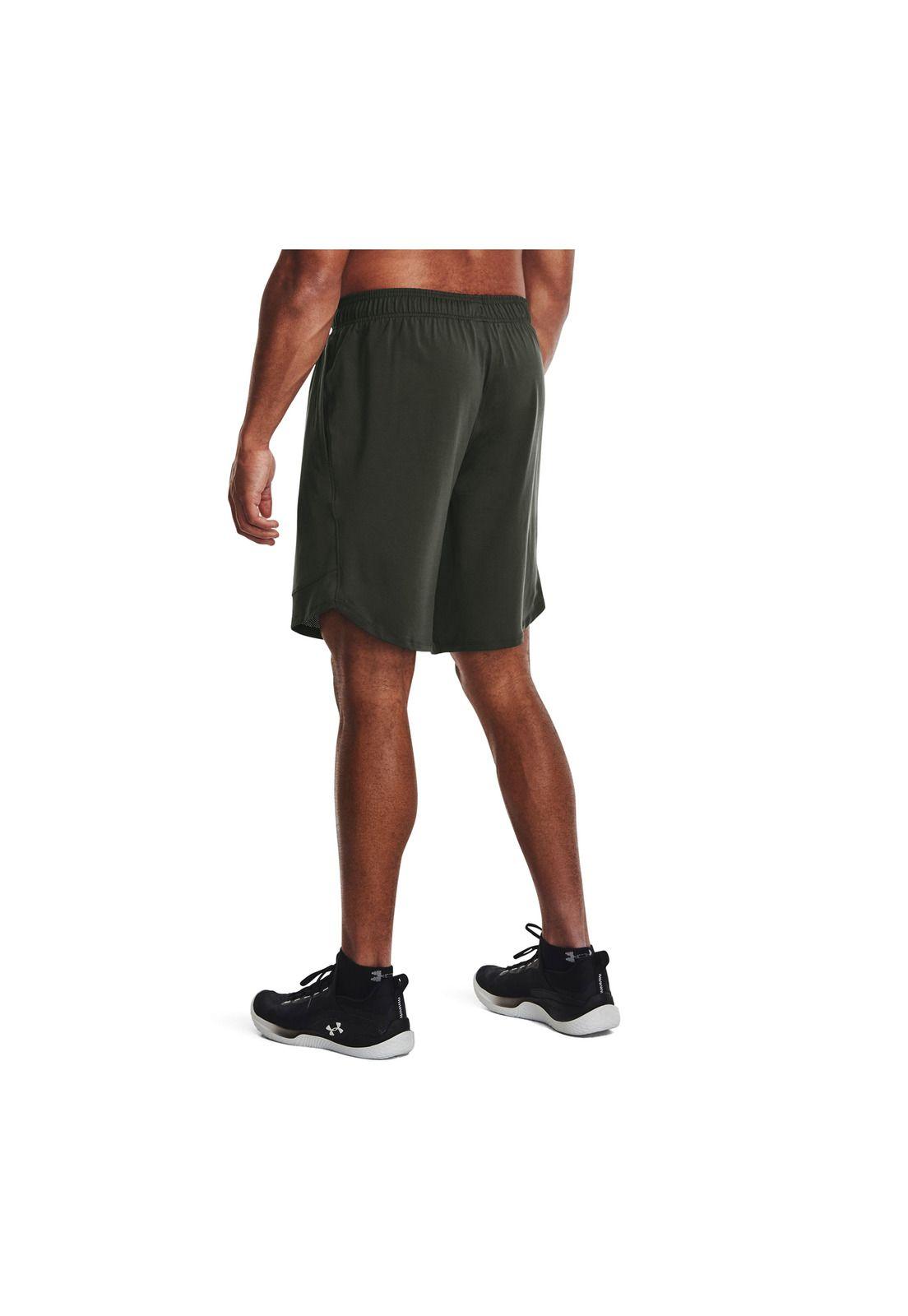 Short Training Stretch Negro Hombre-4