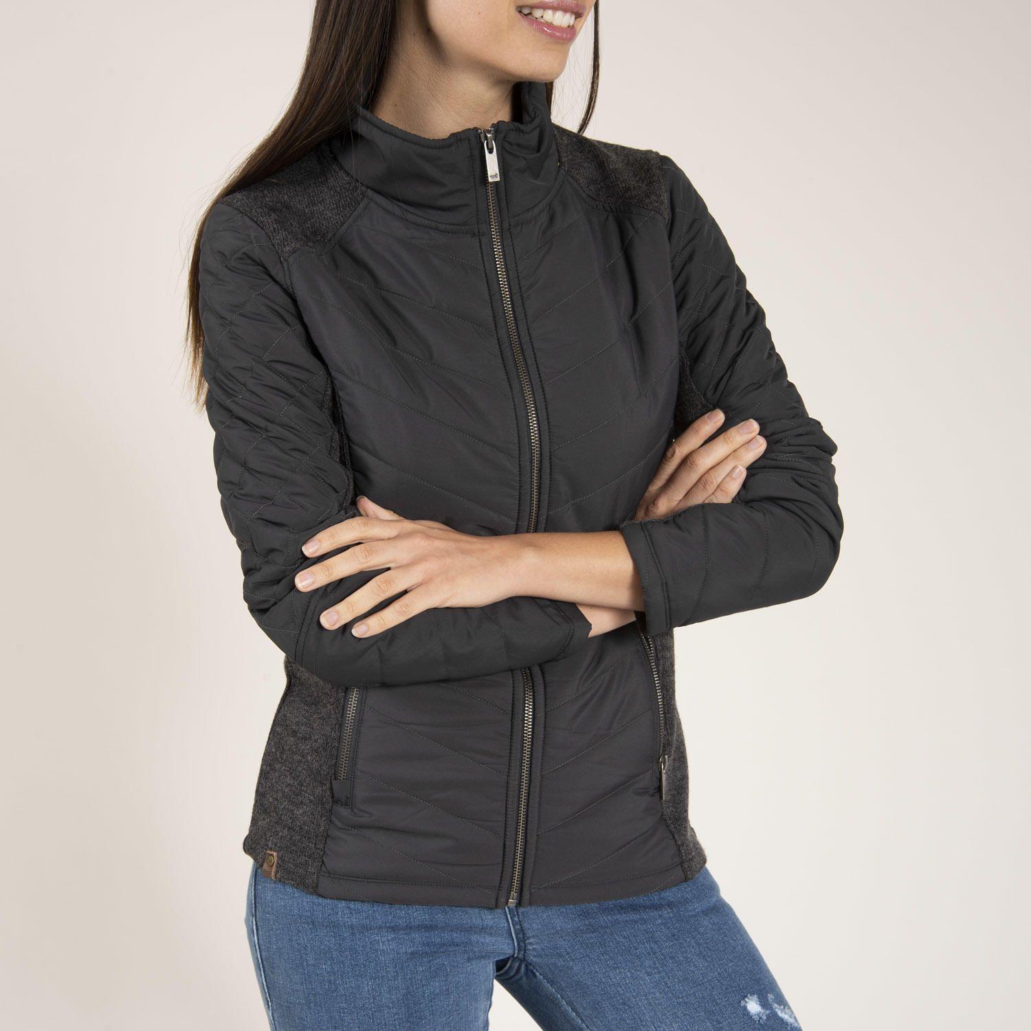 Polerón Mujer Capri Gris-1