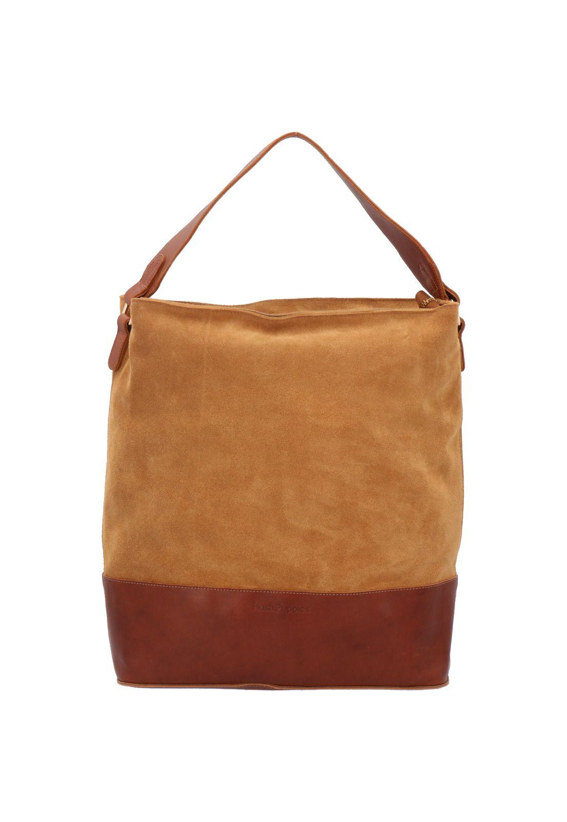 Cartera Cuero Topacio Hobo Café Mujer-0